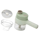 3-i-1 uppladdningsbar elektrisk grönsaksskärare