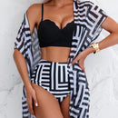 Drömmiga badkläder med band med täckning