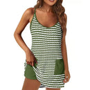 Ärmlös sommarklänning för kvinnor (med shorts)