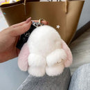 💕🐰 Handgjorda mjuka kanin PomPom berlocker