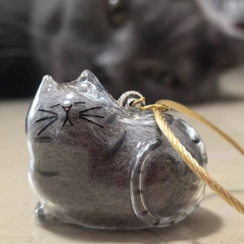 😽Söt katthårsmedaljong🎁