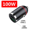 Osynlig snabbladdare för bilen (med metallring)