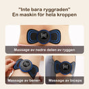 Portabel mini massageapparat för axel, nacke och midja
