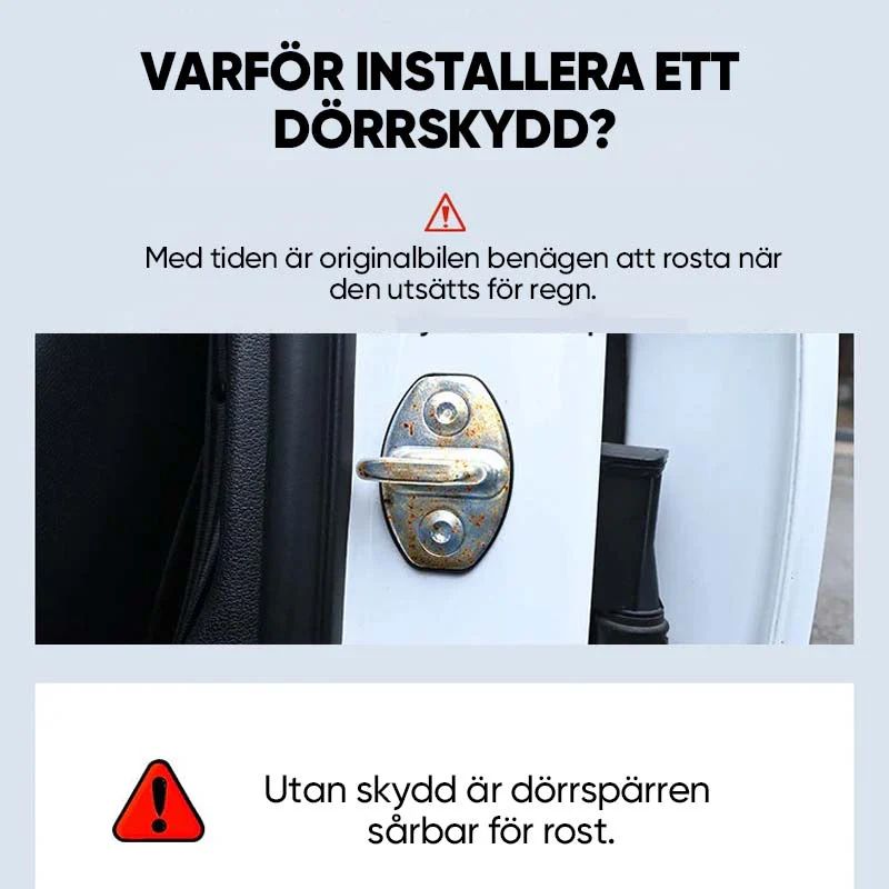 Bildörrlåsskydd i silikon