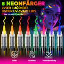 Neon UV-fluorescerande tillfällig sminkpenna