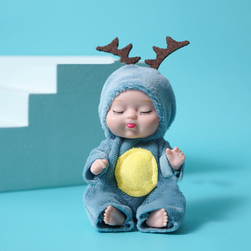 Mini realistiska babydockor med kläder