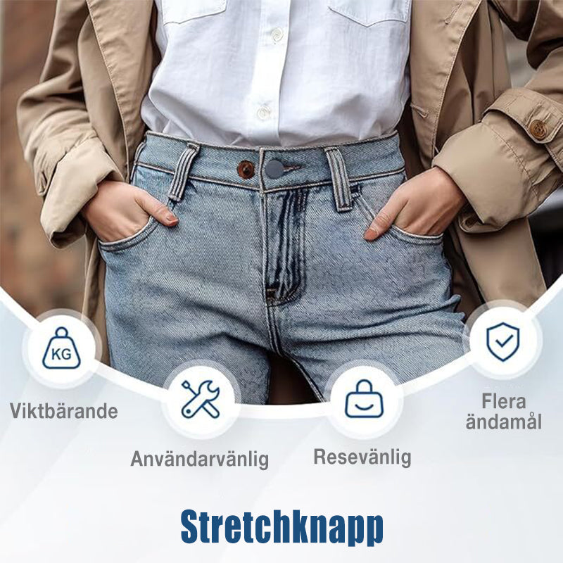 Förlängare för byxlinning knapp