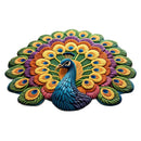 🦚 Snabbtorkande halkfri påfågelmatta