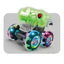 Press & Go dinosaurielastbilsleksak med rörelseaktiverat ljus