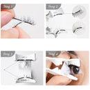 Magnetiska återanvändbara ögonfransar med applikator