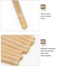 Naturligt bivax öronljus (Förpackning med 10 st)