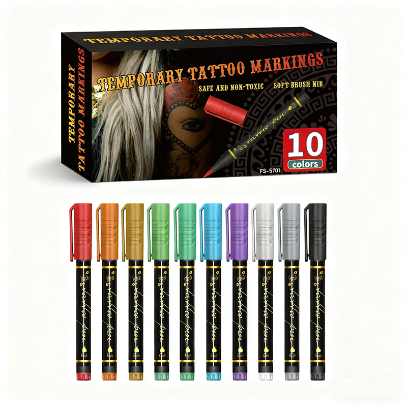 Kit för tillfälliga tatueringsmarkörer