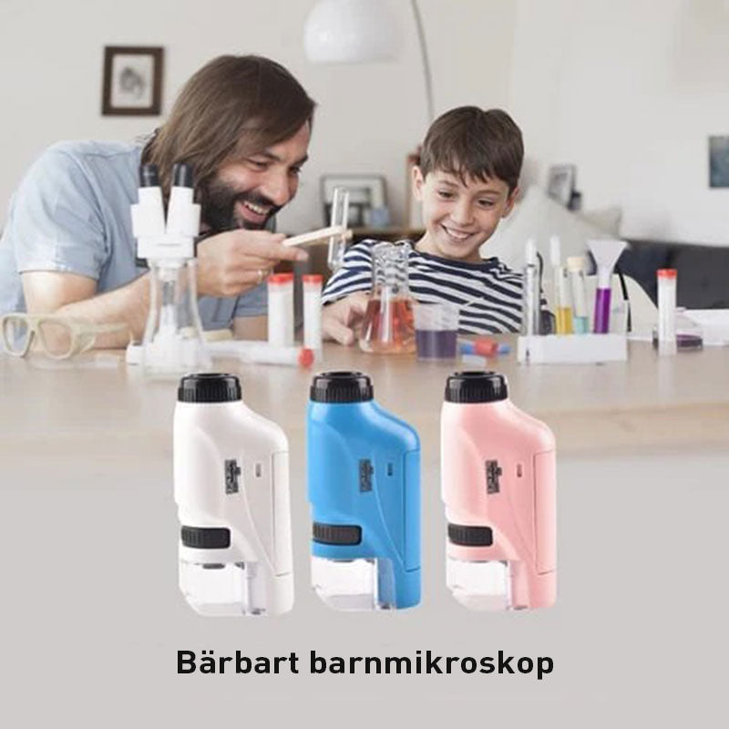 🎁Barnt bärbart fickmikroskop🎁🔥