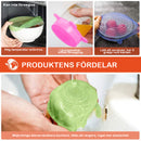 Silikonöverdrag Stretchlock Återanvändbara Lufttäta Matomslag