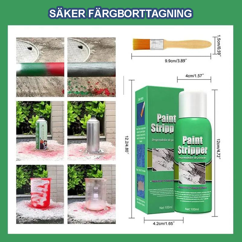 Effektiv färgborttagare