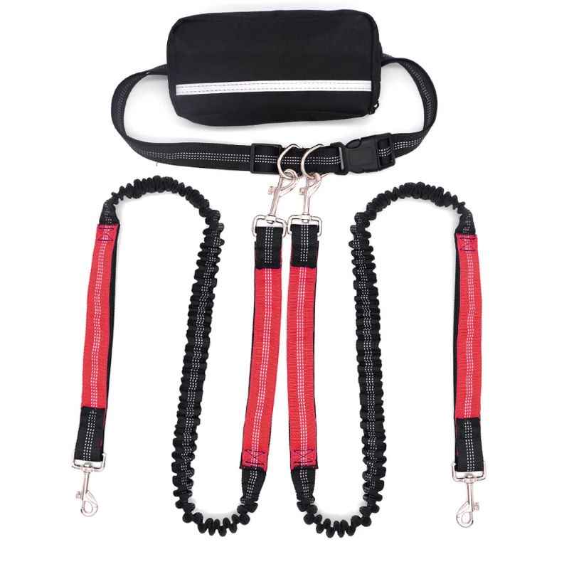 🔥Handsfree hundkoppel med dragkedja