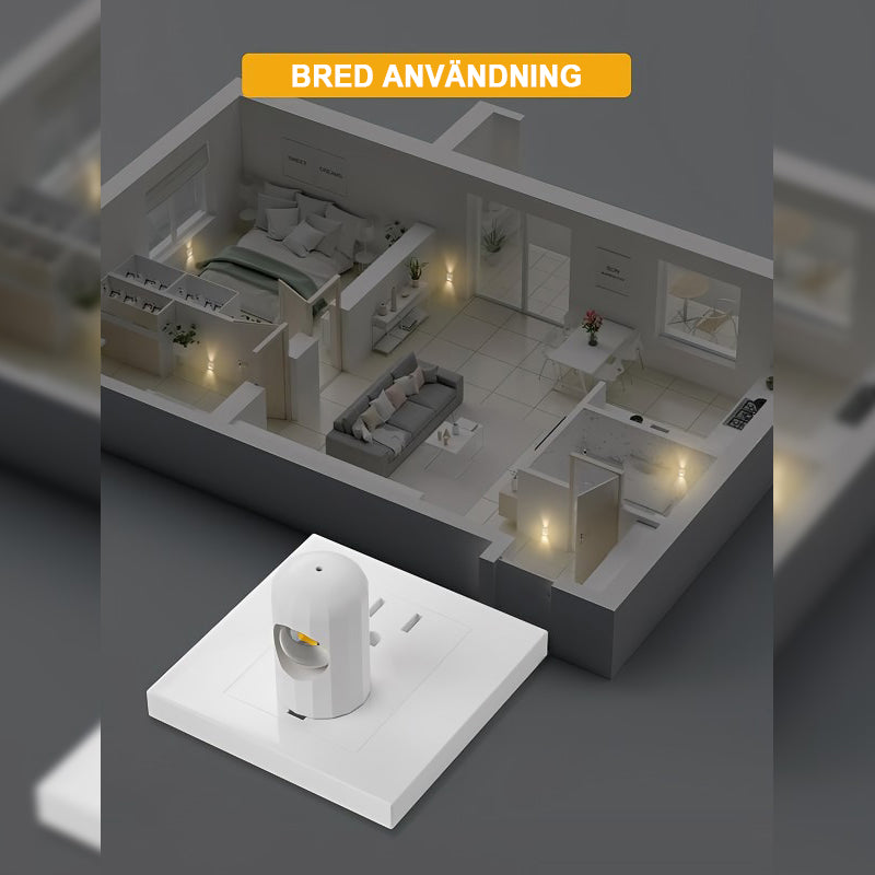 🏡💡 Smart LED-nattlampa med automatisk ljusstyrkekontroll ✨