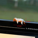 Set med 5 handmålade mini-skrivbordsdekorationer