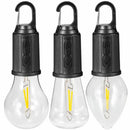 Vattentät LED USB uppladdningsbar campinglampa med krok