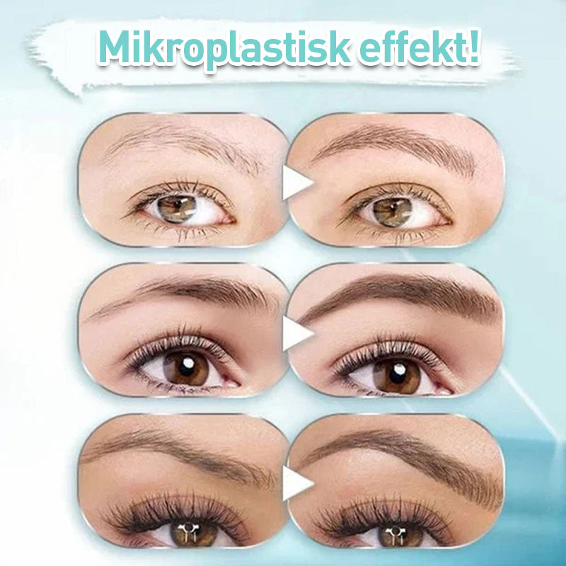 MICROBLADING VATTENTÄT ÖGONBRYNSPENNA 3D 4 GAFFEL SPETS TATUERINGSPENNA