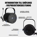 LED-projektionslampa med jultema