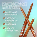 Glittrig eyeliner
