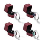 Magnetiserad moissanit diamantring