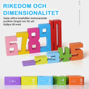 Matte byggklossar leksaker