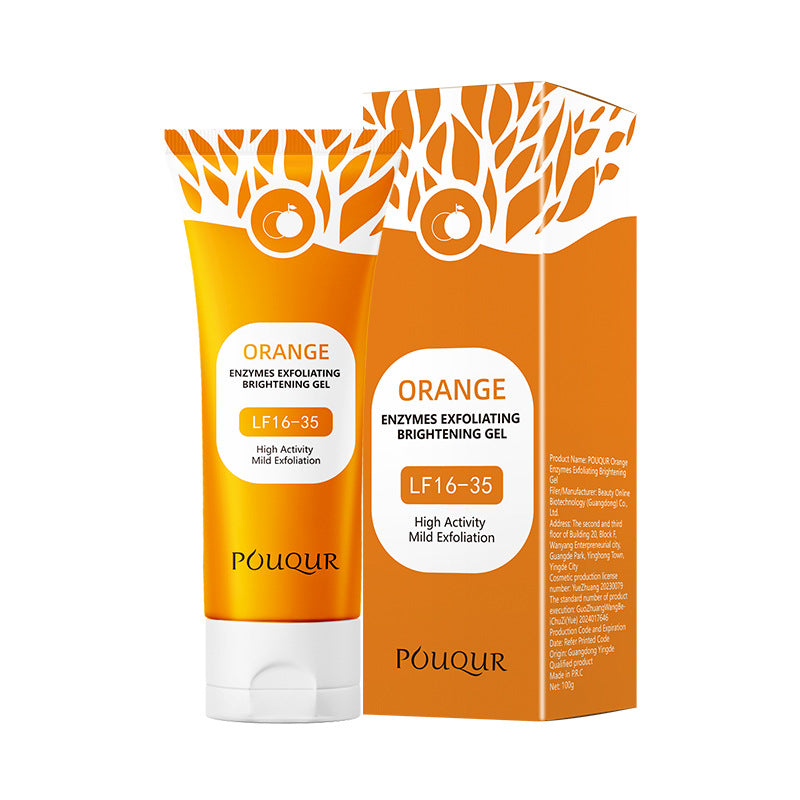 Orange enzym exfolierande gel
