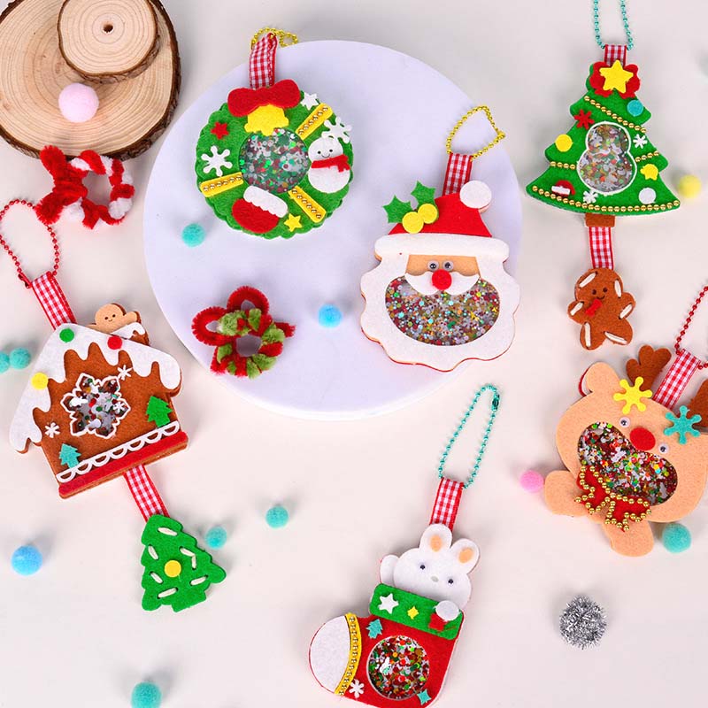 DIY juldekorationer i filt