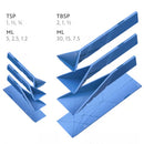 📏 Polygonal Flat 3 i 1 mätskedsset 🍽️