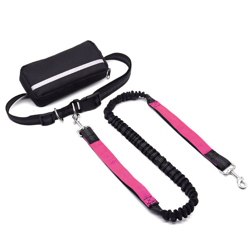 🔥Handsfree hundkoppel med dragkedja
