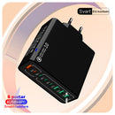 8 i 1 Vattentät USB-snabbladdare med portar