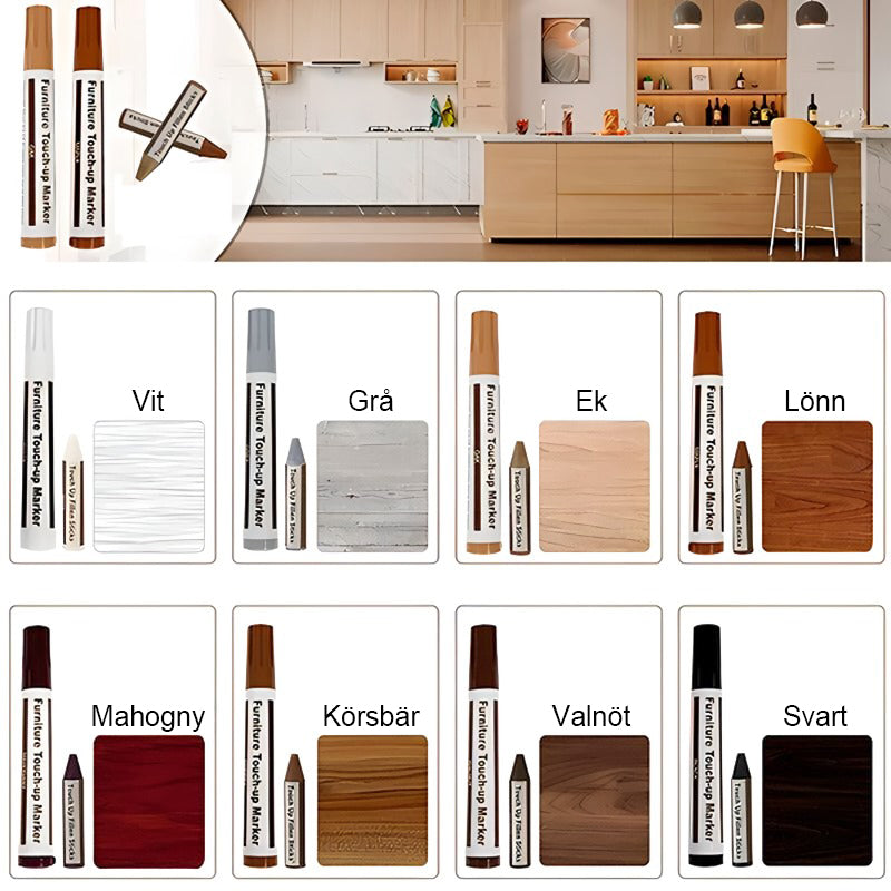 Wood Resurfacing Kit (6/8 färger)
