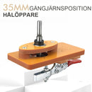 35 mm dold skåpdörr Gångjärnsborrning 🔧📏