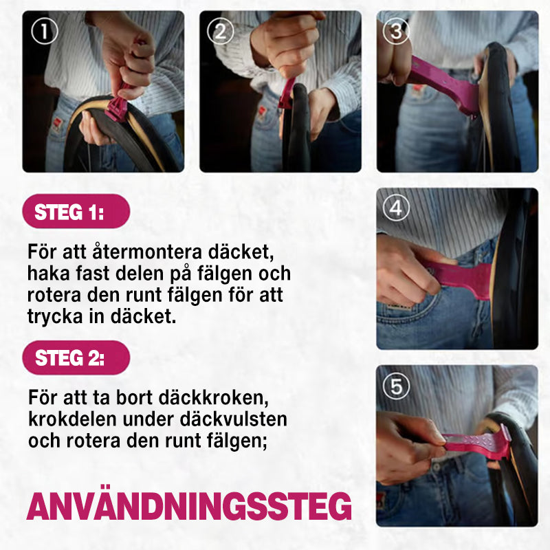 🚵2-i-1 cykeldäckskofot👨‍🔧