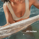 Afrikansk exfolierande mesh-badhandduk med hög elasticitet