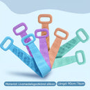 Silikon badbälte skrubbar borste