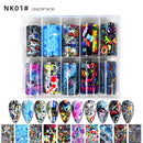 Reflekterande mosaik Nail Art Transfer Folie