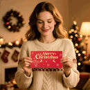 Vikbart rött kuvert