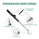 Teleskopisk klubba, infällbar golfsvingträningshjälpmedel
