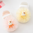 Babykammad bomull Svettabsorberande anti-slip båtstrumpor (2 par)