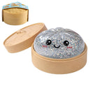 Glittrig "Dumpling" Mystery Squishy (Slumpmässig färg)