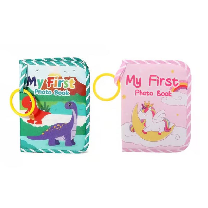 Min första baby fotobok med säker spegel