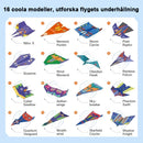 ✈️✨ Gör-det-själv-bok med pappersflygplan