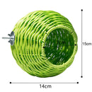 Robust och andningsbart fågelbo i rotting