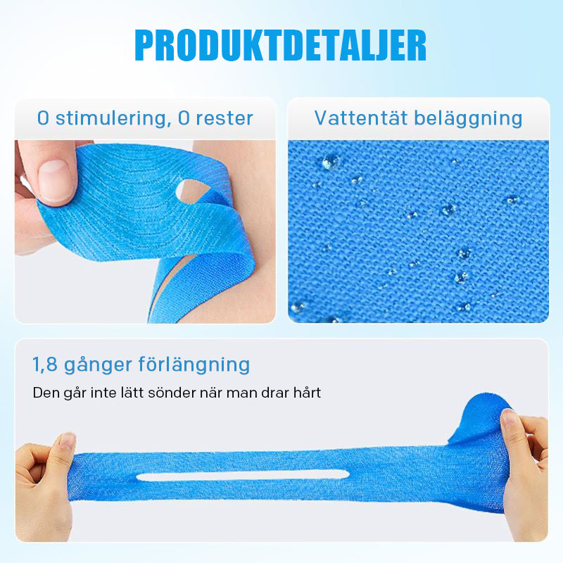 Kinesiologitejp för knän (4 st)