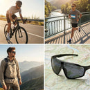 Fotokromatiska sportglasögon för utomhusaktiviteter