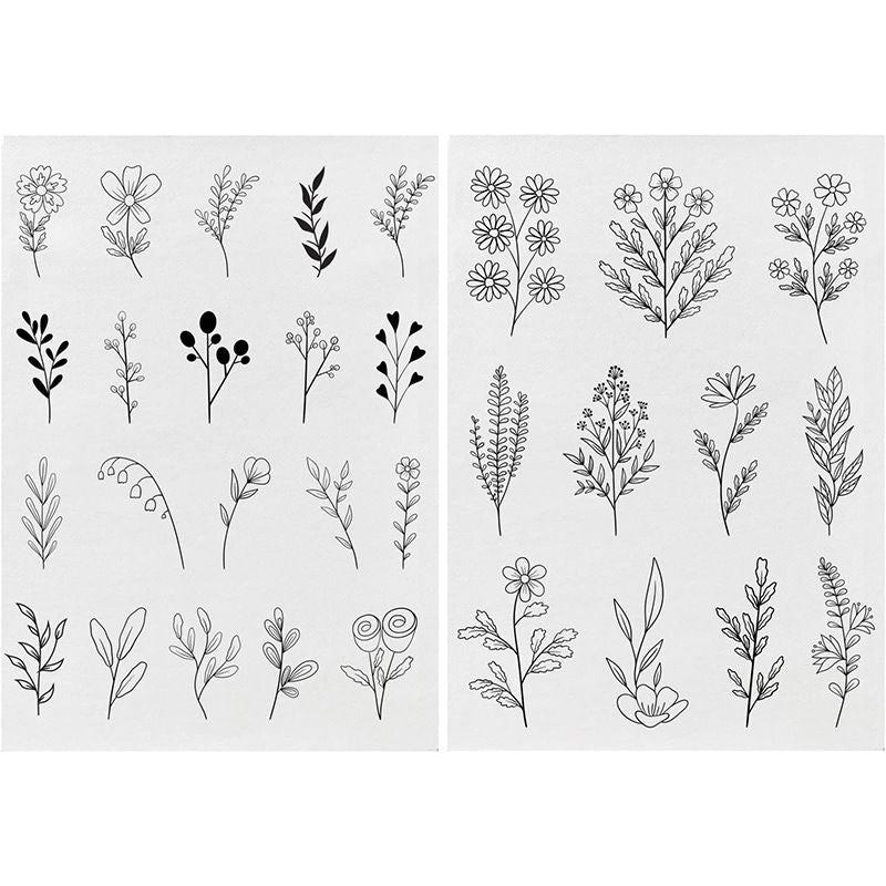 Vattenlösliga broderimallar