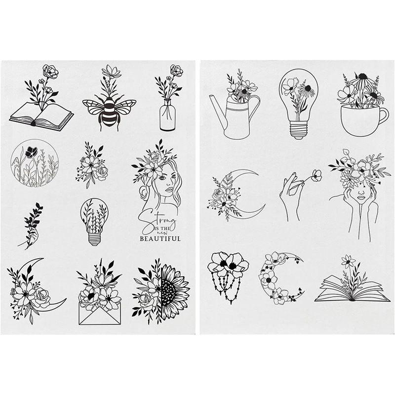 Vattenlösliga broderimallar